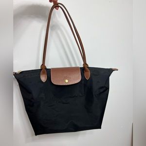 Longchamp Le Pilage Original Tote Bag - Black & Brown 🖤🤎